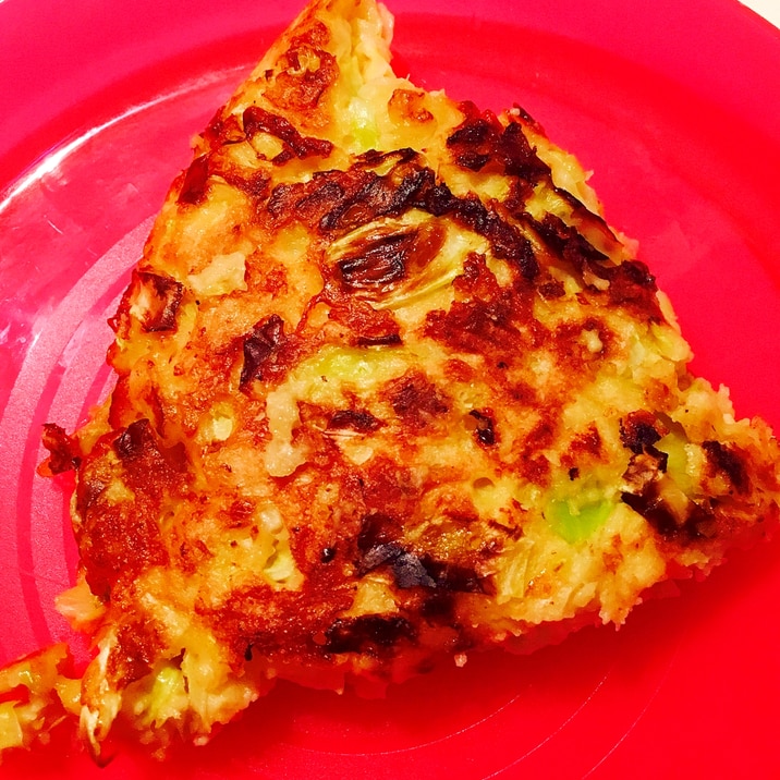 幼児食にも キャベツと豆腐のポン酢味のお焼き レシピ 作り方 By みゅうしろ 楽天レシピ